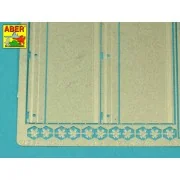 Tiger I, E Tunisia 501 abt.- Side fenders, 1/16 - Aber Models 16143