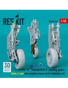 A-10 Thunderbolt II landing gears (Early & Late) with weighted whee... 2