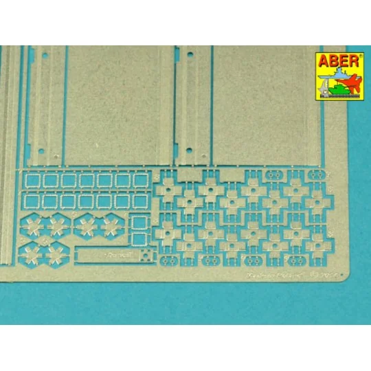 Tiger I, E Tunisia 501 abt.- Side fenders, 1/16 - Aber Models 16143