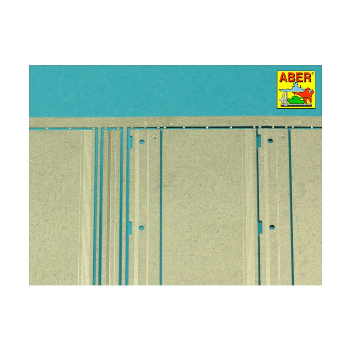 Tiger I, E Tunisia 501 abt.- Side fenders, 1/16 - Aber Models 16143