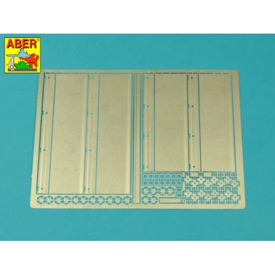 Tiger I, E Tunisia 501 abt.- Side fenders, 1/16 - Aber Models 16143