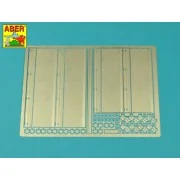 Tiger I, E Tunisia 501 abt.- Side fenders, 1/16 - Aber Models 16143