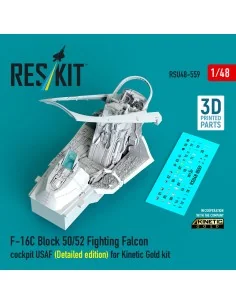 F-16C Block 50/52 Fighting Falcon cockpit USAF (Detailed edition) (...