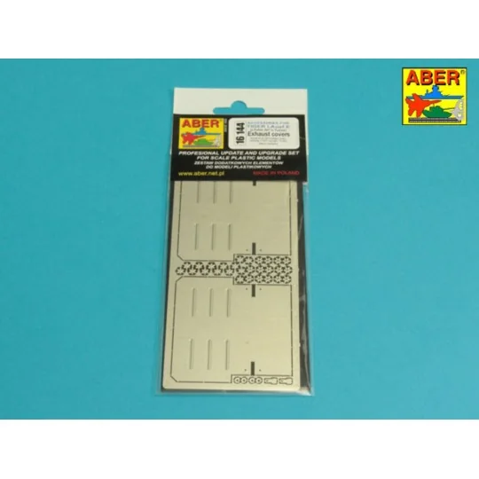 Tiger I, E Tunisia 501 abt.- Exhaust Covers, 1/16 - Aber Models 16144