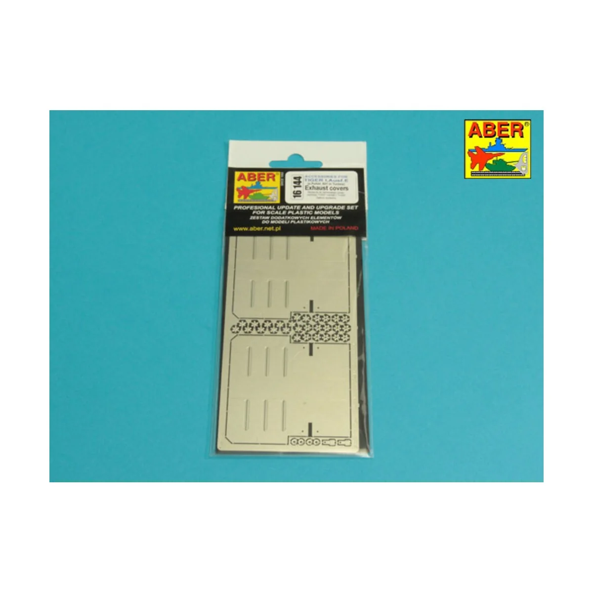 Tiger I, E Tunisia 501 abt.- Exhaust Covers, 1/16 - Aber Models 16144