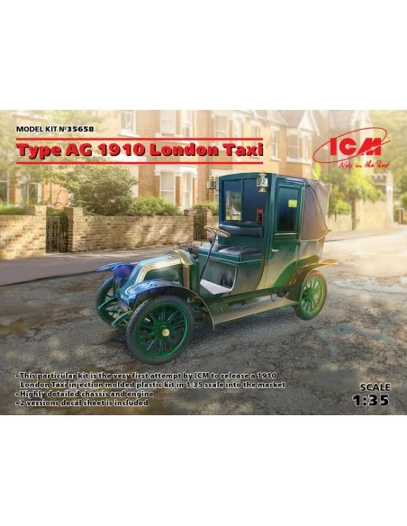 Type AG 1910 London Taxi, 1/35 - ICM 35658
