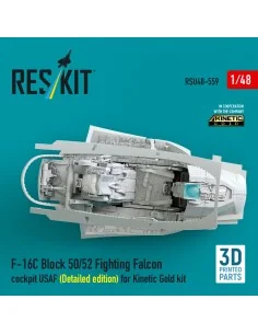 F-16C Block 50/52 Fighting Falcon cockpit USAF (Detailed edition) (... 2