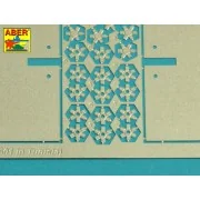 Tiger I, E Tunisia 501 abt.- Exhaust Covers, 1/16 - Aber Models 16144