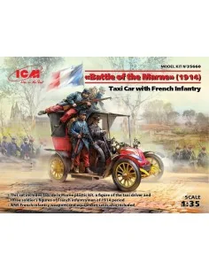 Battle of the Marne(1914), Taxi car wit French Infantry, 1/35 - ICM...
