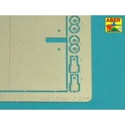 Tiger I, E Tunisia 501 abt.- Exhaust Covers - Aber Models 16144