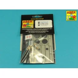 Tiger I, E Tunisia 501 abt.- Air filter covers - Aber Models 16145