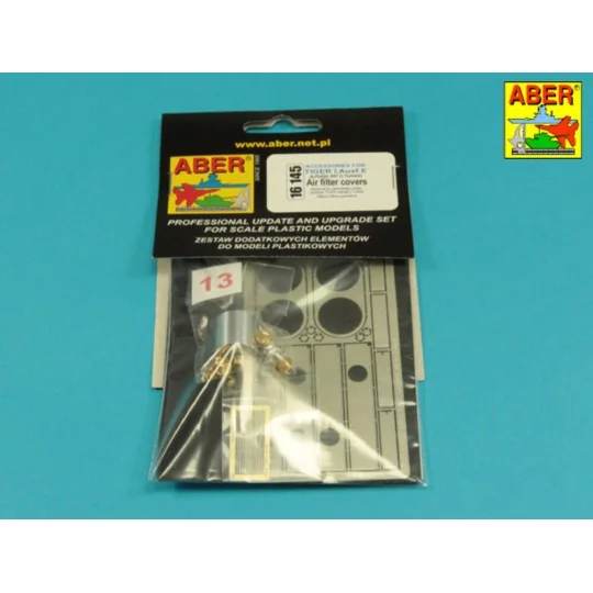Tiger I, E Tunisia 501 abt.- Air filter covers, 1/16 - Aber Models ...