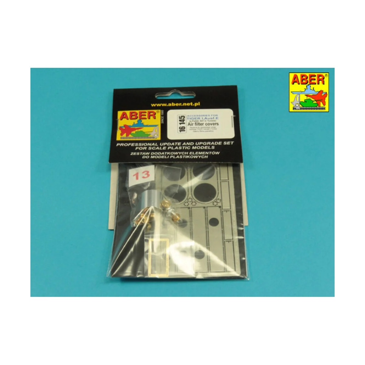 Tiger I, E Tunisia 501 abt.- Air filter covers, 1/16 - Aber Models ...