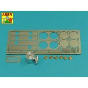Tiger I, E Tunisia 501 abt.- Air filter covers, 1/16 - Aber Models ...
