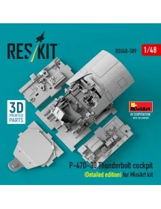 P-47D-30 Thunderbolt cockpit (Detailed edition) for MiniArt kit (3D... 2