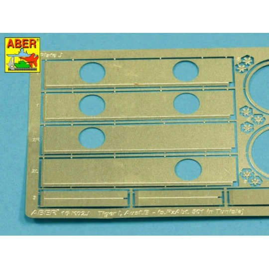 Tiger I, E Tunisia 501 abt.- Air filter covers, 1/16 - Aber Models ...