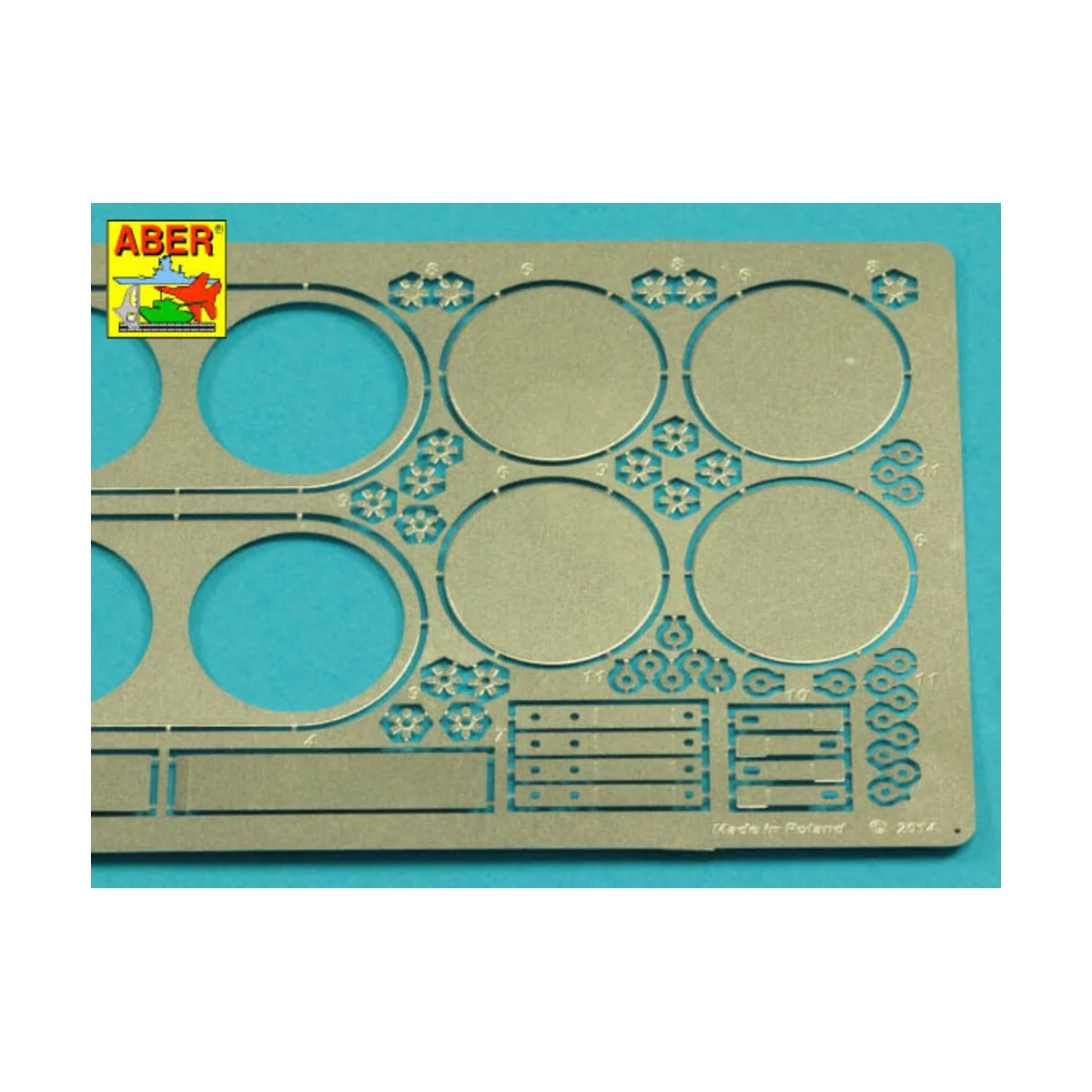 Tiger I, E Tunisia 501 abt.- Air filter covers - Aber Models 16145