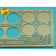 Tiger I, E Tunisia 501 abt.- Air filter covers - Aber Models 16145