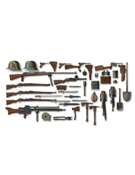 WWI German Infantry W&E, 1/35 - ICM 35678