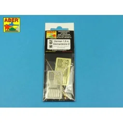 German 1,8 m Sternantenne D - Aber Models 16157