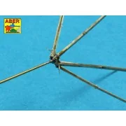 German 1,8 m Sternantenne D - Aber Models 16157