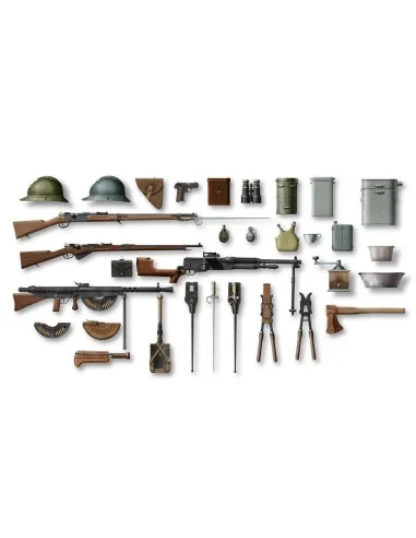 WWI French Infantry W&E, 1/35 - ICM 35681