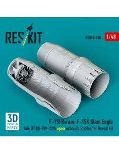 F?15I Ra'am, F?15K Slam Eagle late (F100-PW-229) open exhaust nozzl...