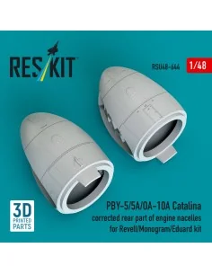 PBY-5/5A/OA-10A Catalina corrected rear part of engine nacelles (3D...