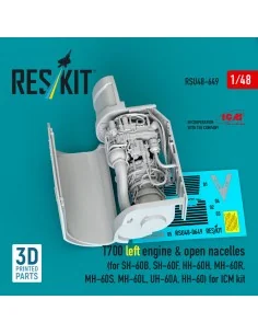 T700 left engine & open nacelles (for SH-60B, SH-60F, HH-60H, MH-60... 2