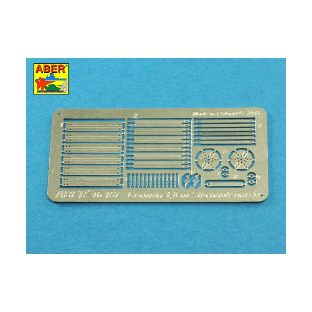 German 1,8 m Sternantenne D - Aber Models 16157