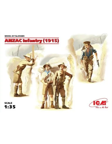 [NO_DESC] ANZAC Infantry 1915, 1/35 - ICM 35685