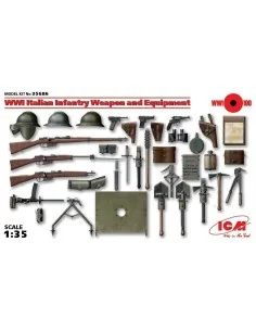 WWI Italian Infantry W&E, 1/35 - ICM 35686