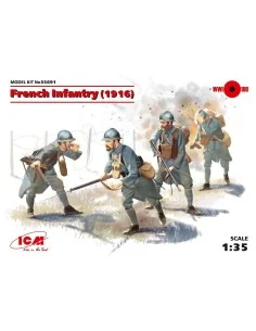 French Infantry 1916, 1/35 - ICM 35691