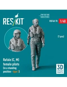 Rafale (C, M) female pilot (in a standing position - type 2) (1 pcs...