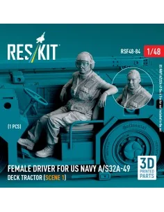 Female driver for US NAVY A/S32A-49 Deck Tractor (scene 1) (1 pcs) ...