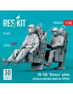 OV-10A Bronco pilots sitting in ejection seats for ICM kit (2 pcs) ... 2