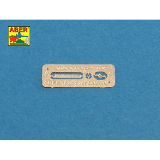 German 1, 4 m Stabantenne, 1/16 - Aber Models 16159