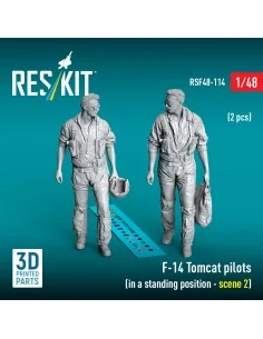F-14 Tomcat pilots (in a standing position - scene 2) (2 pcs) (3D P...