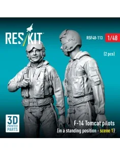 F-14 Tomcat pilots (in a standing position - scene 1) (2 pcs) (3D P... 2