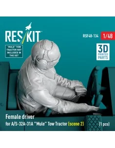 Female driver for A/S-32A-31A Mule Tow Tractor (scene 2) (1 pcs) (3... 2