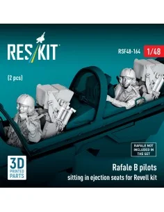 Rafale B pilots sitting in ejection seats for Revell kit (2 pcs) (3... 2