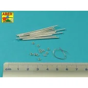 Panther spare track link pins x 12 pcs., 1/16 - Aber Models 16 170A Panther spare track link pins x 12 pcs., 1/16 - Aber Models 16 170A