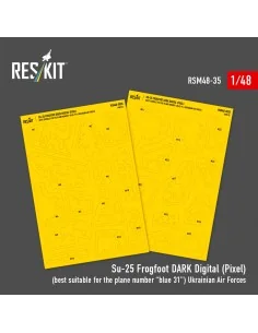 Su-25 Frogfoot DARK Digital (Pixel) (best suitable for the plane nu...