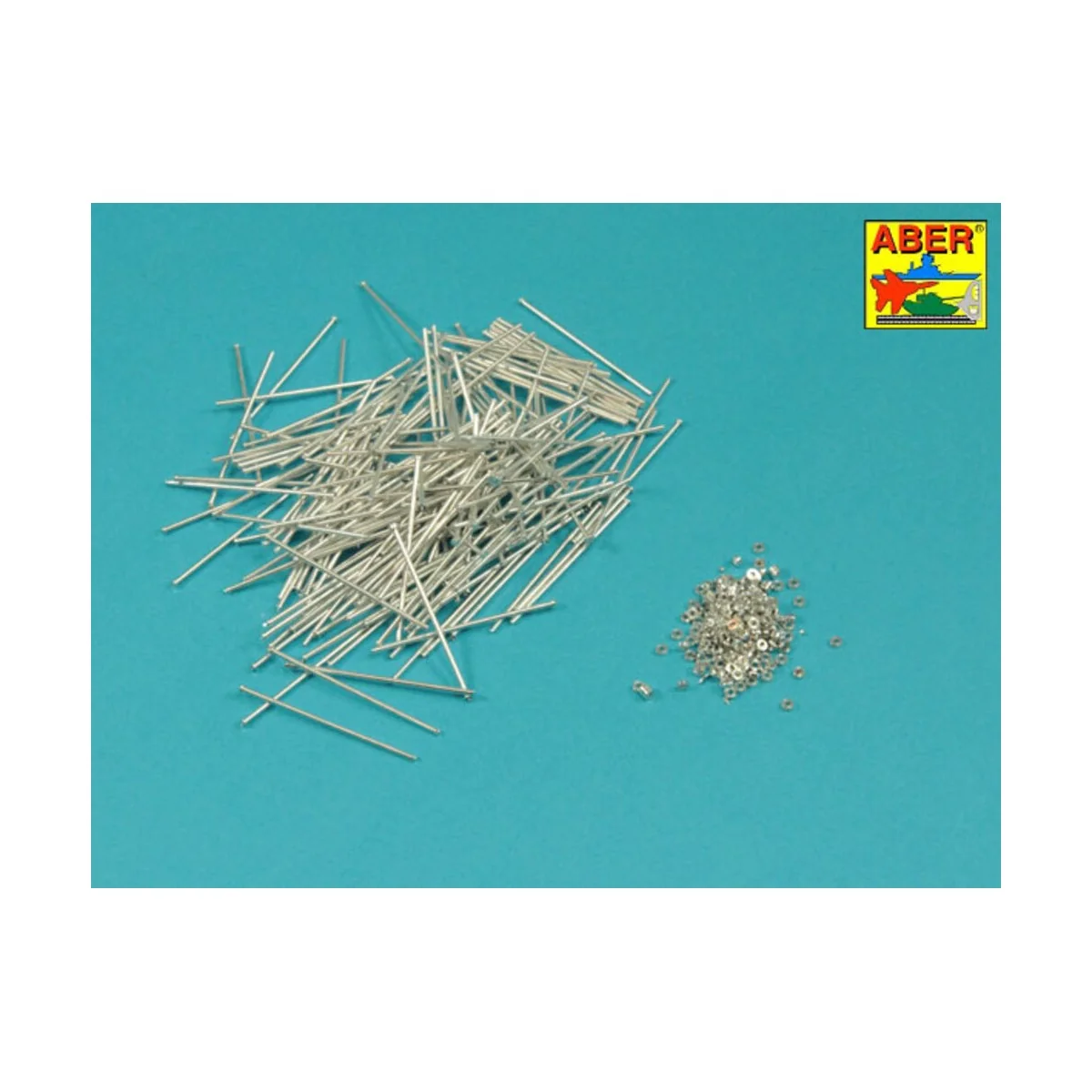 Panther track link pins x 176 pcs., 1/16 - Aber Models 16 170B