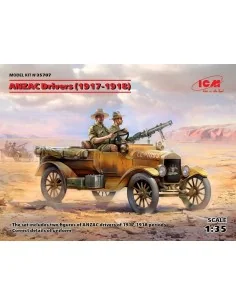 [NO_DESC] ANZAC Drivers (1917-1918)(2 figures), 1/35 - ICM 35707