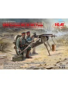 [NO_DESC] WWI German MG08 MG Team (2 figures), 1/35 - ICM 35711