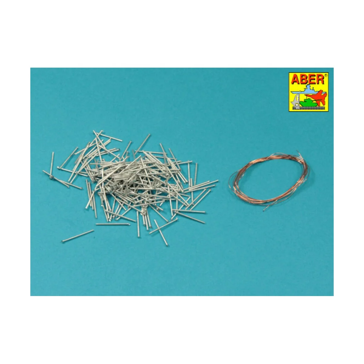 Pz.Kpfw.I Ausf. A/B -track link pins x 200 pcs. - Aber Models 16198