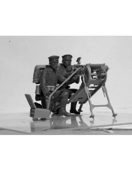 [NO_DESC] WWI German MG08 MG Team (2 figures), 1/35 - ICM 35711