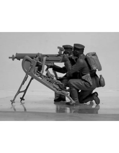 WWI German MG08 MG Team (2 figures), 1/35 - ICM 35711