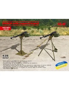 DShKM with support/tripod (100% new molds), 1/35 - ICM 35747